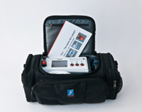Physiolaser in der Tragetasche, mobile Lasertherapie
